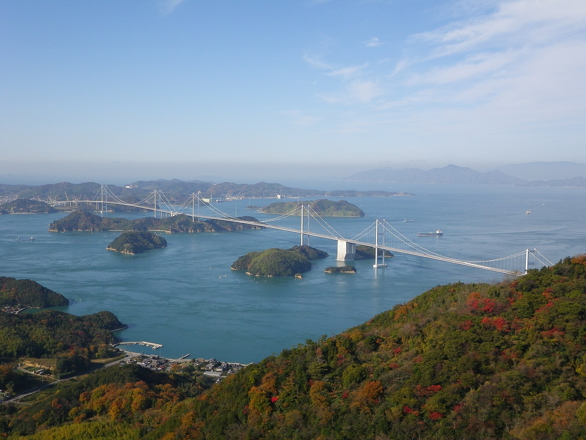 El estrecho de Kurushima y sus islas, antiguo dominio de los marinos Murakami